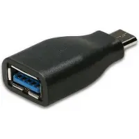 I-Tec U31TYPEC, USB 3.1 Type-C, USB 3.0 Type-A, Musta