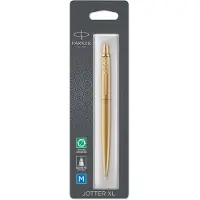 Parker Jotter XL Monochrome, Klipsi, Kuulakärkikynä klikkausmekanismilla, Uudelleentäytettävä, Sininen, 1 kpl, Keskikokoinen (2122758)