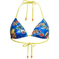 Superdry for woman. W3010397A Triangle bikini top with blue straps (XS), Beachwear, Recycled Polister, Sustainable