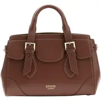 GUESS Olkalaukku 'Sac Bandoulière Diana Maxi Satchel Chocolate' ruskea