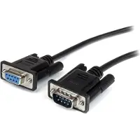 StarTech.com RS-232/DB-9 sarjaportin jatkokaapeli, 0,5m, musta