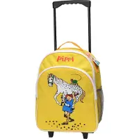 Peppi Pitkätossu Pippi Rullväska, Gul - Yellow - ONE SIZE