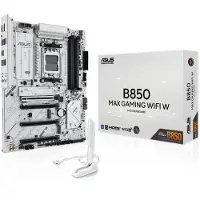 Asus B850 MAX GAMING WIFI W emolevy AMD B850 AM5-kanta ATX DDR5, valkoinen