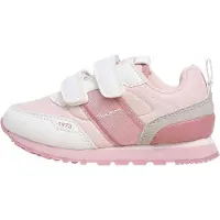 Pepe Jeans for girl. PGS400011 Sublin Sweet pink trainers (26), Fabric, Flat, Velcro, Casual, Sport, children's fashion