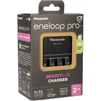 Panasonic BQ-CC55 quick charger + 4x NiMh AA 2500 mAh batteries