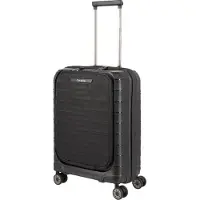 Travelite Mooby 4-pyöräinen Käsimatkatavara 55 cm Kannettavan tietokoneen taskun syvyys Musta