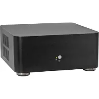Inter-Tech A80, Small Form Factor (SFF), PC, Musta, ITX, Alumiini, 4 cm (88881302)