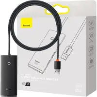 Baseus Lite -sarjan USB-keskitin 4 porttia - USB-A-4xUSB-A 3.0 1 m