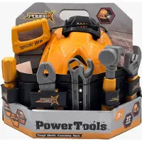 Power X Työkaluvyö + Työmaakypärä Setti 22 Osaa