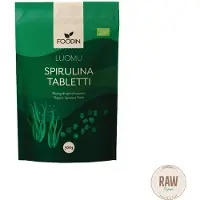 Raw Organic Foodin Spiruliina-tabletit, Luomu 300g