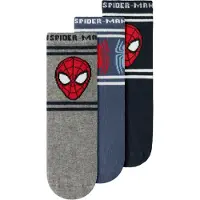 Name it Nmmjulius Spider 3P Sock Mar - Grey - 31-33