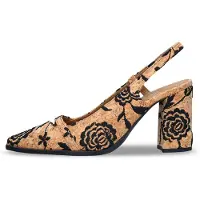 Nae Vegan Shoes Edestä korkeat avokkaat 'LILOU' ruskea