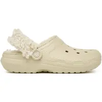 Crocs Sandaalit m. Vuorella - Classic+ Vuorattu puukenkä - Luu - - 39/40 - Sandaalit