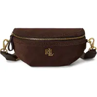 Ralph Lauren Marcy Crossbody-laukku Nahka 26 cm Ruskea