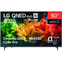 LG 50" QNED 80 evo 4K Mini LED TV (2026)