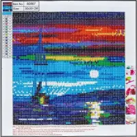 Centrum Diamond Painting 30*30cm. MOON SKIN