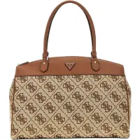GUESS Ostoskassi 'Audrey Monogramme' ruskea