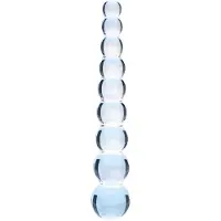 Clarity Elysian Pearls Glass Dildo