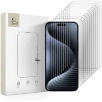 Tech-Protect Glass Bundle 10-pack for iPhone 15 Pro Max
