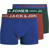 Jack & Jones Bokserishortsit 'JACLICHFIELD' sininen / vihreä / verenpunainen / valkoinen