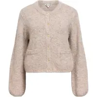 Object Objsaggia Re L/S Knit Cardigan Noos - Beige - S