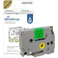 MediaRange MRBTZ731, Musta, Vihreä, Mustesuihku, Kiinteä, Brother P-Touch 1010, 1080, 1090, 1260VP, 1280, 1280DT, 1290, 1750, 1830VP, 18R, 2030VP, 210