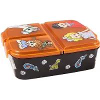 Peppi Pitkätossu Pippi Multi Compartment Sandwich Box - Multi/patterned - ONE SIZE