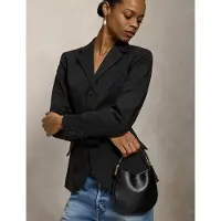 Ralph Lauren for woman. 427P06814001 Black leather Polo ID clutch bag (OSFA), Casual