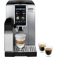 De'Longhi Dinamica Plus ECAM380.85.SB -täysautomaattinen espressokone, musta, hopea