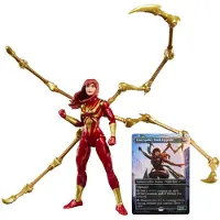 Hasbro Magic The Gathering Marvelin Legenda Rauta Mary Jane Watson Spider-hahmo Ja Eksklusiivinen Foliokortti Englanti 15 Cm