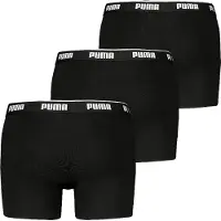 Puma Bokserit - 3 kpl - Mukavuus Stretch - Mutta - Musta - - S - Small - Bokserit