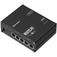 Teltonika Networks RUTC41 (EU) 4G Cat 4 Edge reititin WiFi 6:lla, docker-tuki, x5 ethernet-porttia, eSIM (RUTC41000000)