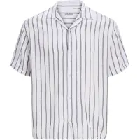 Jack & Jones Jjeliam Resort Shirt Ss Sn - White - S