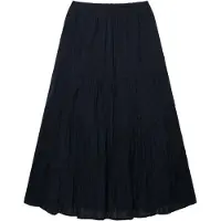 Superdry for woman. W7210412A Tiered Maxi Skirt navy (M), Casual, Cotton