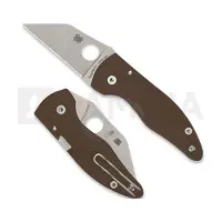 Spyderco MicroJimbo Brown G10 CPM 15V SPRINT kääntöveitsi