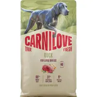 Carnilove True Fresh Duck Adult Large Breed kuivaruoka suurille koirille, 4 kg