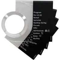 Electrolux kilpi ohjelma-,väännin,tarrateippi,DA,NO,FI,SV 140117839104