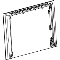 Electrolux etulasi, inox, , 592x465mm 140242365165