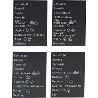 Electrolux kilpi ohjelma-, väännin, tarrateippi, DA,NO,FI,SV 140088450121