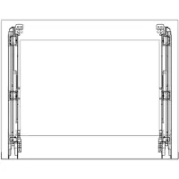 Electrolux etulasi, musta, 594x471mm 140225496227