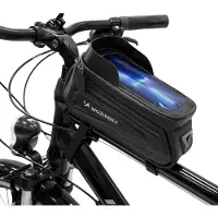 Wozinsky Bike Frame Bag with Phone Case 1.7L Black (WBB28BK)