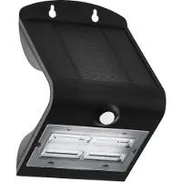 Eglo LAMOZZO SOLAR WALL 440LM 3000/4000/6000K M/SENSOR IP54 MUSTA