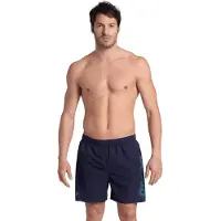 Arena Surffishortsit 'FUNDAMENTALS LOGO BOXER' laivastonsininen / turkoosi