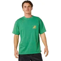 Rip Curl Aots Rolling Wave Tee - Green - XL