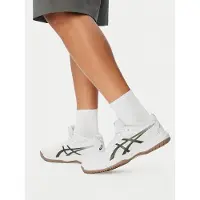 Asics for man. 1041A483 Court Slide 4 white sneakers (43.5), Flat, Laces, Casual, Sport