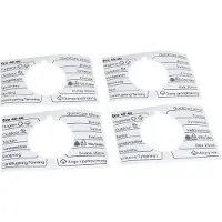 Electrolux kilpi ohjelma-, väännin, tarrateippi, DA,NO,FI,SV 140283619025
