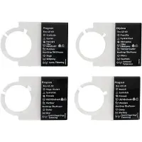 Electrolux kilpi ohjelma-,väännin,tarrateippi,DA,NO,FI,SV 140087307462