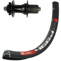 Xlc D466 Rear Wheel 27.5" XLC Disc 6-bolt TA 12mm, musta 32H 2021 MTB-takakiekot