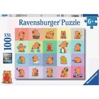 Ravensburger Palapeli Capybara 100 Palaa