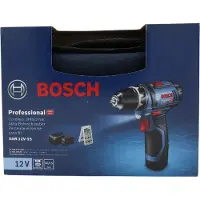 Bosch Powertools Pora/ruuvinväännin GSR 12V-15; 12 V; 2x2,0 Ah akku